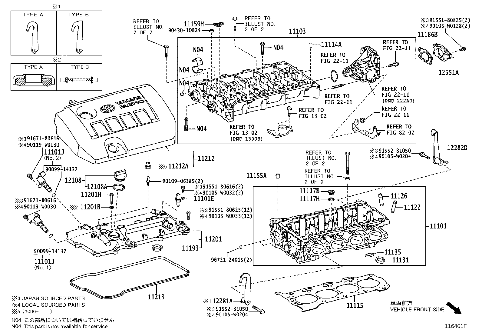 TOYOTA 11115-37060 - Garnitura, chiulasa aaoparts.ro