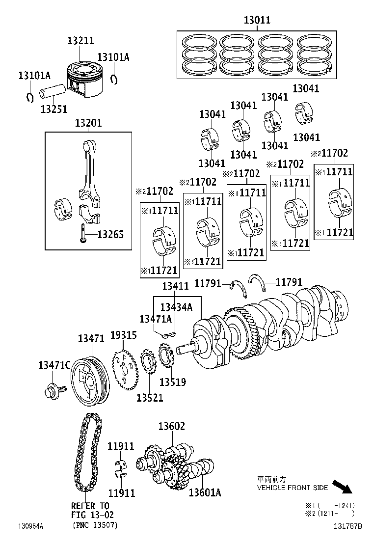 LEXUS 13521-0H050 - GEAR OR SPROCKET, CRANKSHAFT TIMING aaoparts.ro