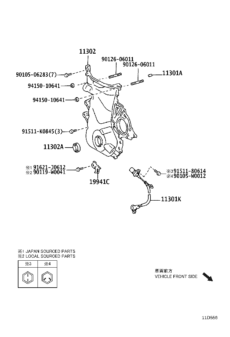 TOYOTA 90919-05030 - Senzor impulsuri, arbore cotit aaoparts.ro