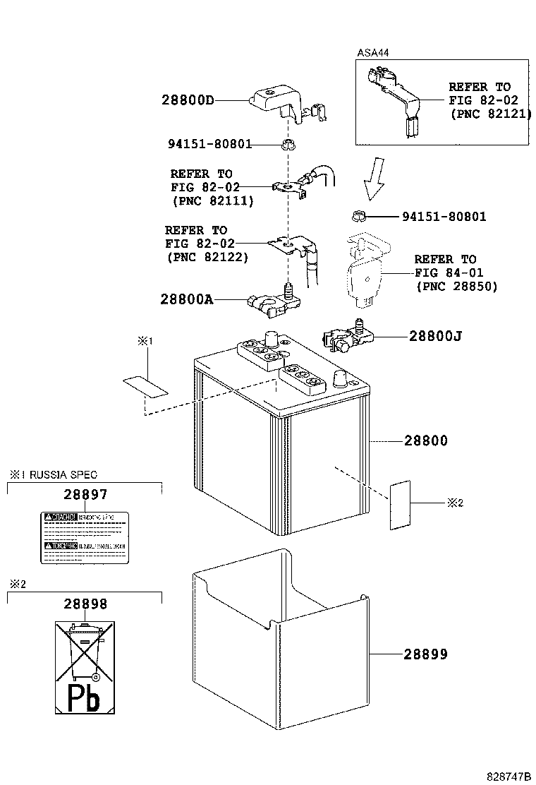 TOYOTA 28800-26150 - Baterie de pornire aaoparts.ro