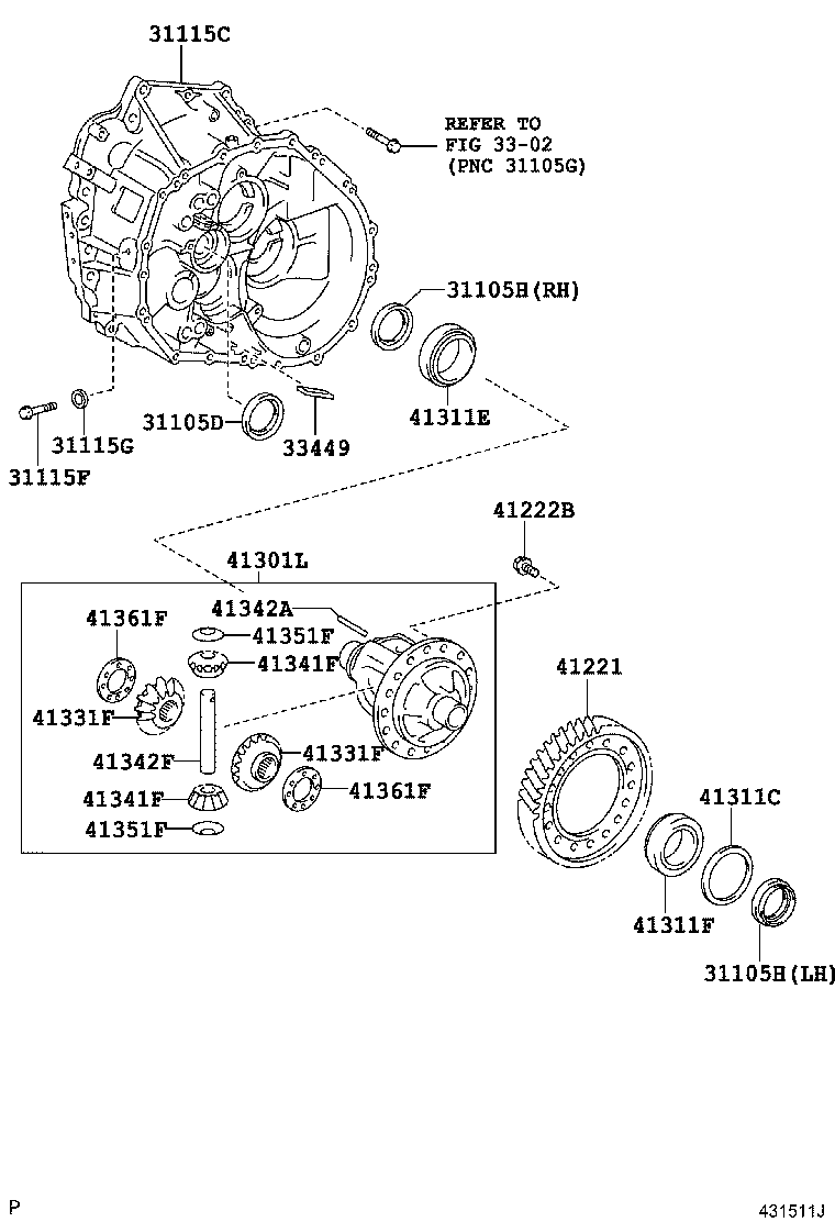 TOYOTA 9031130017 - Simering, ax intermediar aaoparts.ro