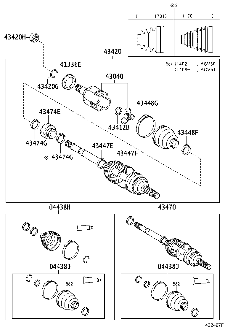 TOYOTA 42345-0R060 - Colier aaoparts.ro