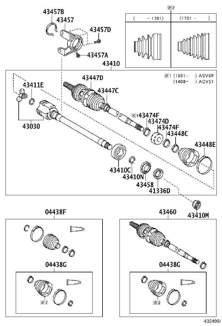 TOYOTA 42345-0R060 - Colier aaoparts.ro