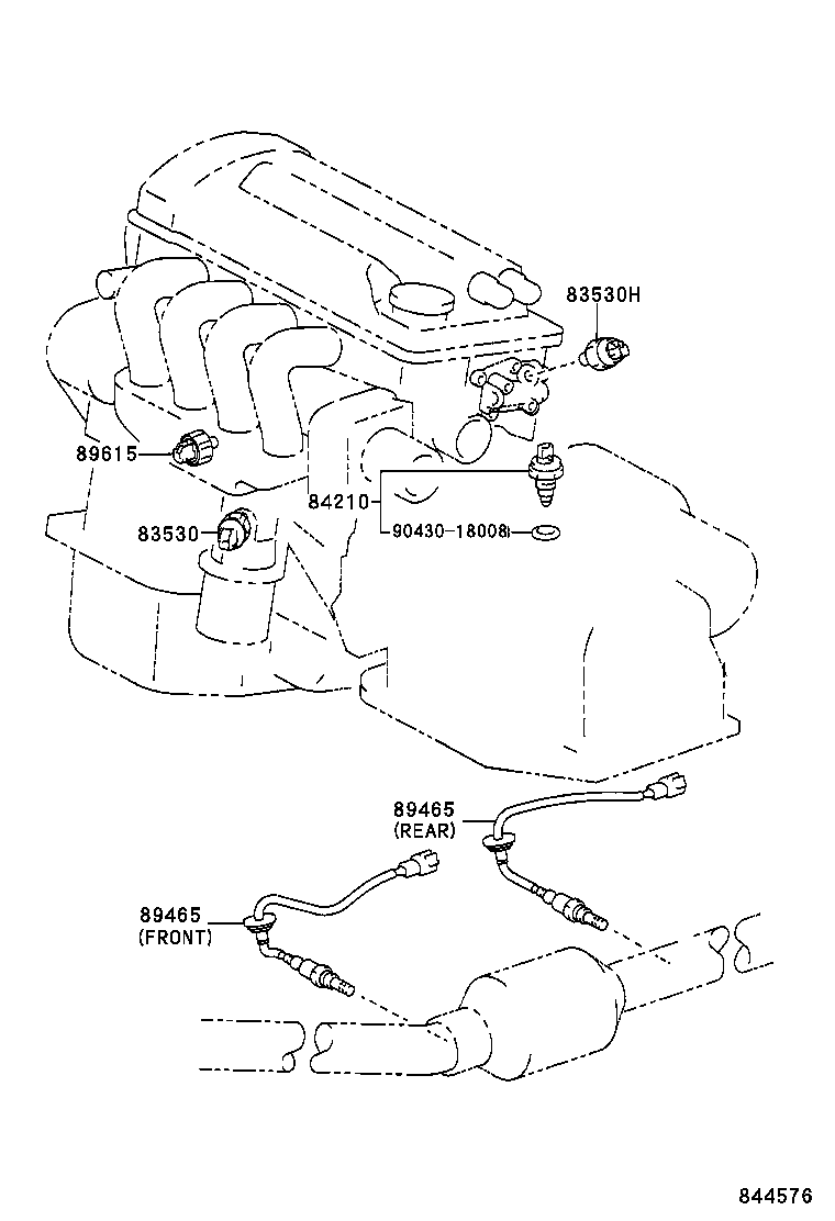 TOYOTA 89465 02090 - Sonda Lambda aaoparts.ro