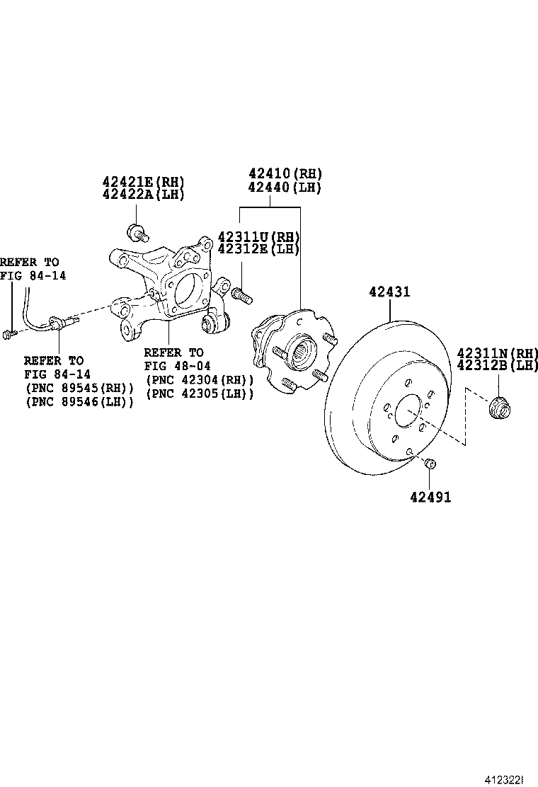 TOYOTA 42431-42060 - Disc frana aaoparts.ro