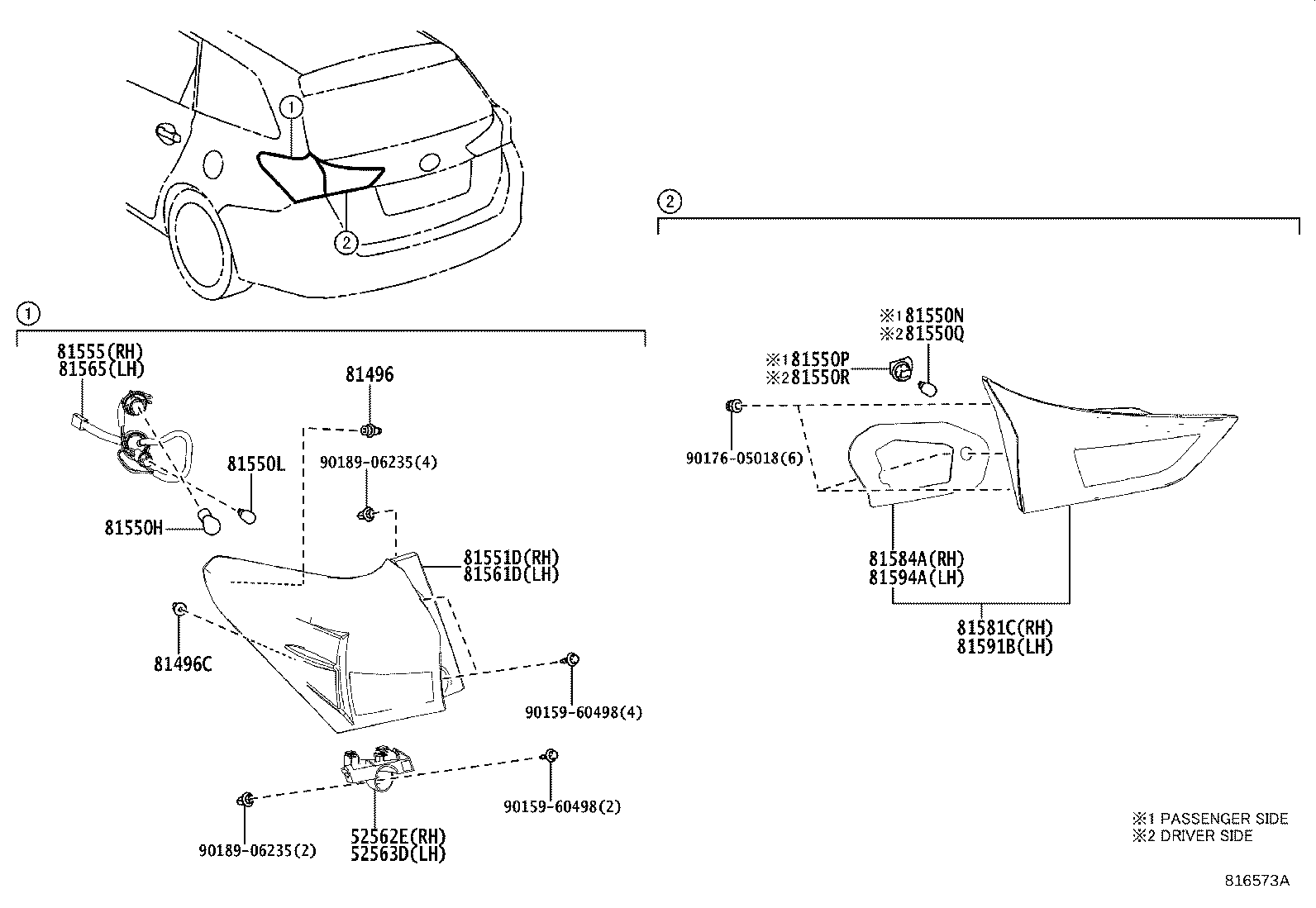 TOYOTA 90080-81089 - Bec incandescent, bec lumina zi aaoparts.ro