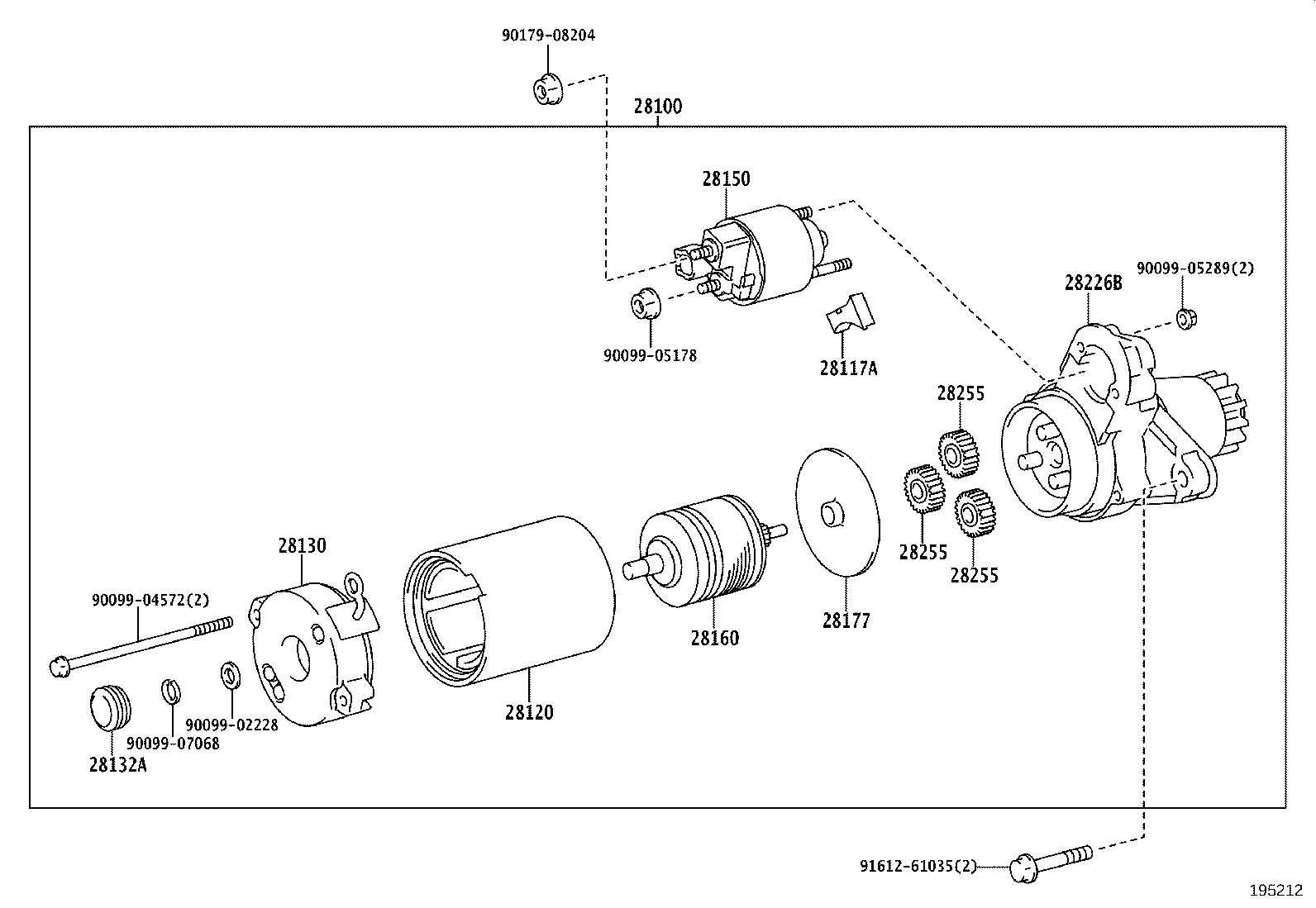 TOYOTA 2810020021 - Starter aaoparts.ro