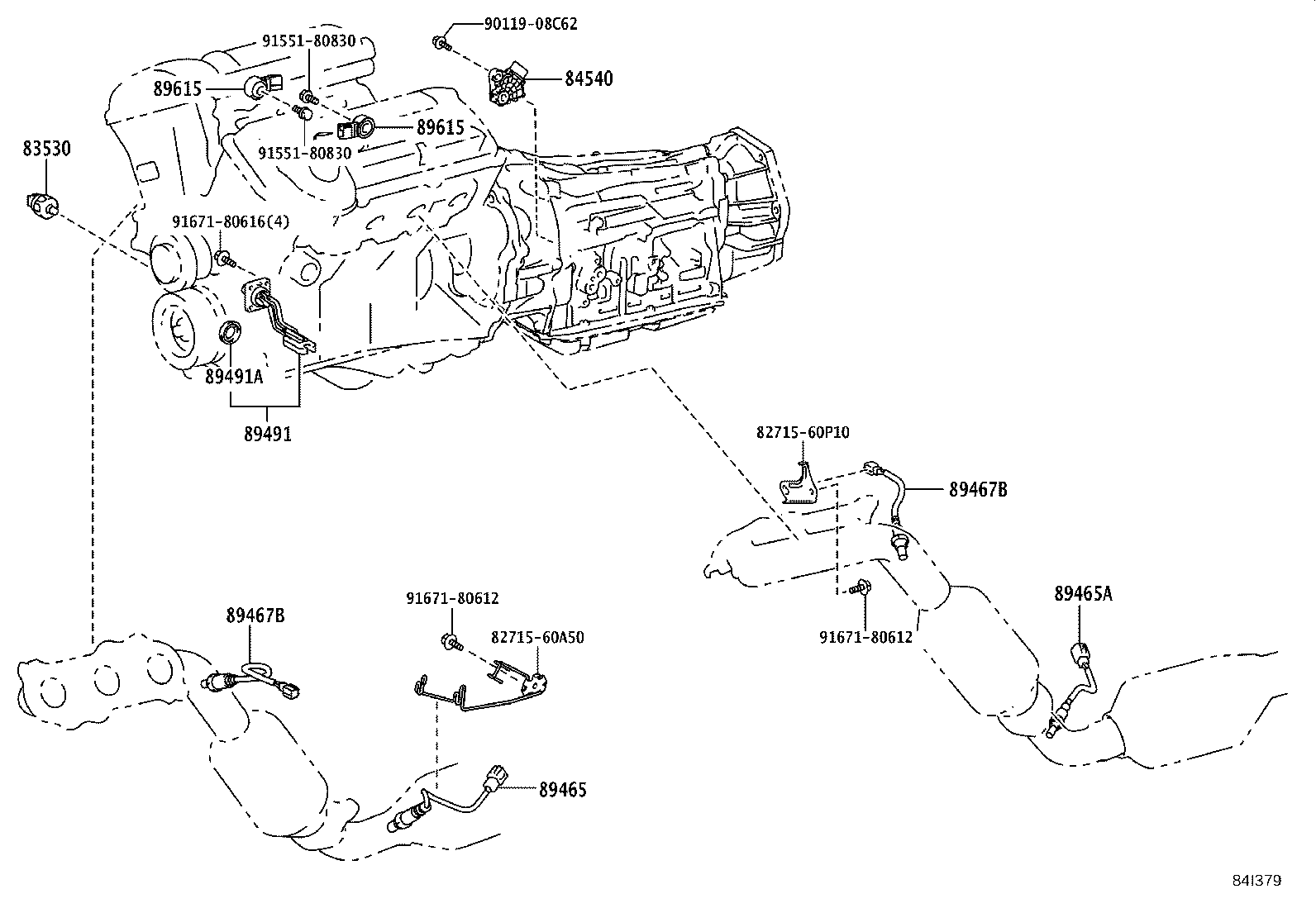 LEXUS 89465-60410 - Sonda Lambda aaoparts.ro