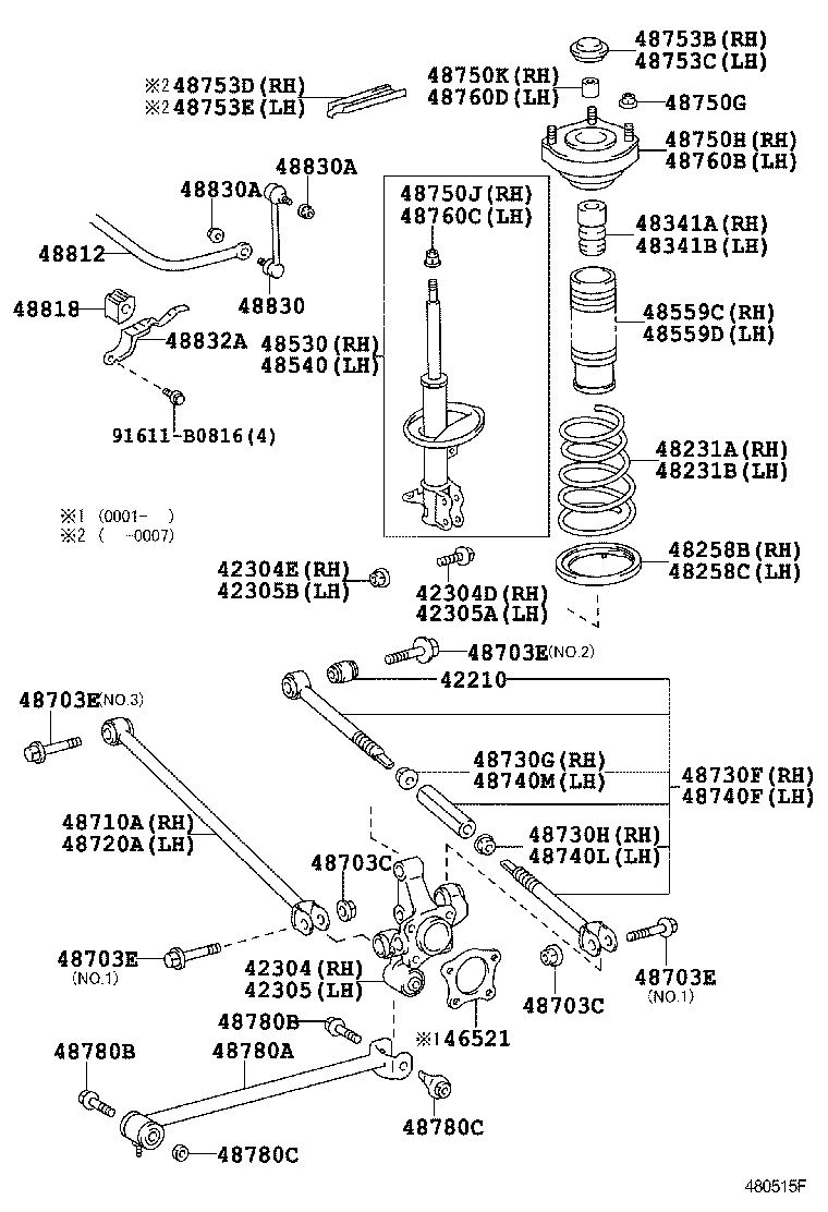 TOYOTA 48530-09491 - Amortizor aaoparts.ro