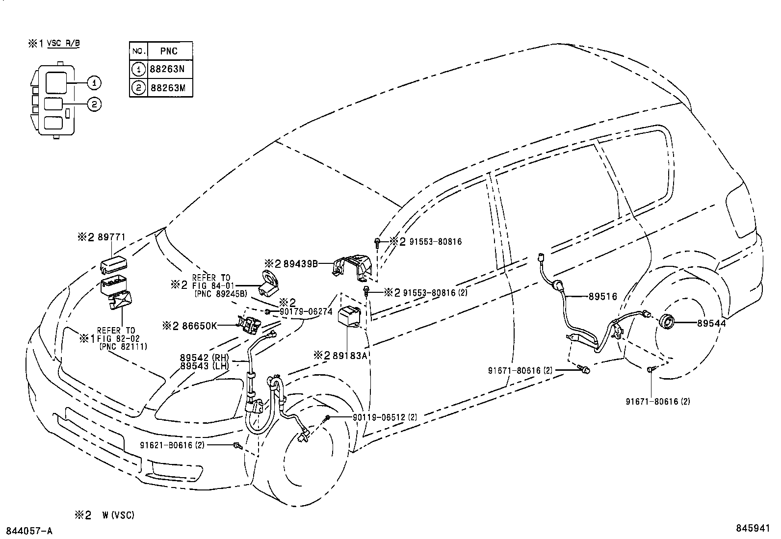 TOYOTA 89544-20010 - Senzor,turatie roata aaoparts.ro