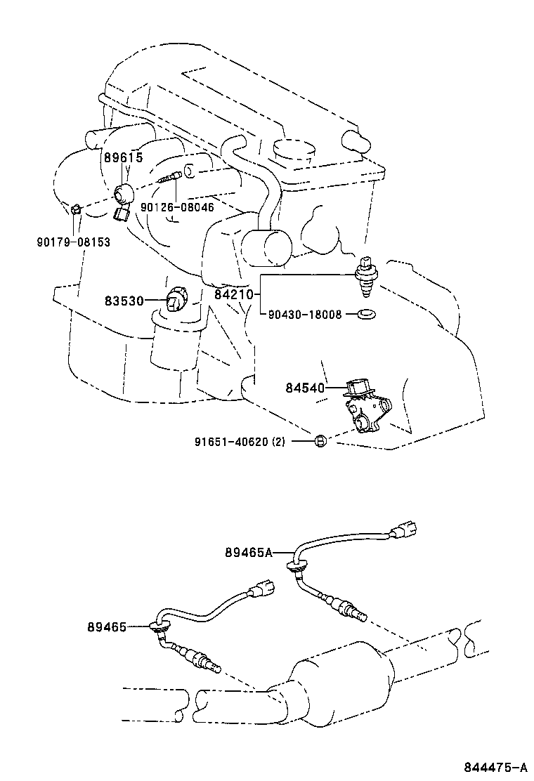 LEXUS 89465-12620 - Sonda Lambda aaoparts.ro
