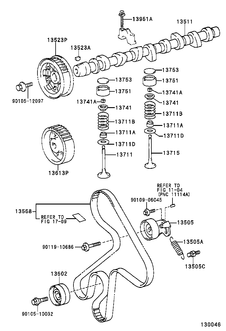 LEXUS 1356869067 - Curea de distributie aaoparts.ro