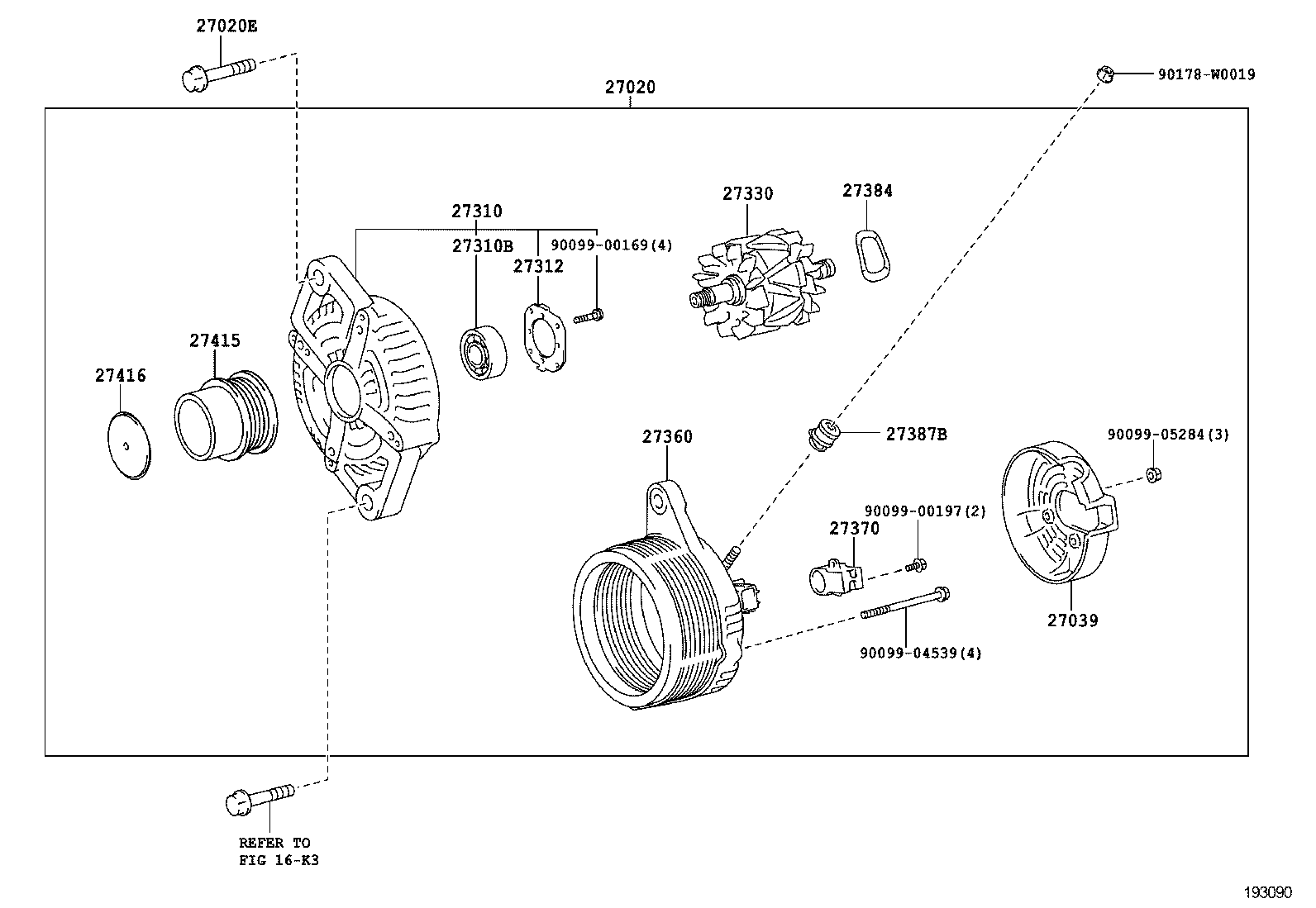 Kamoka RC113 - Fulie, alternator aaoparts.ro