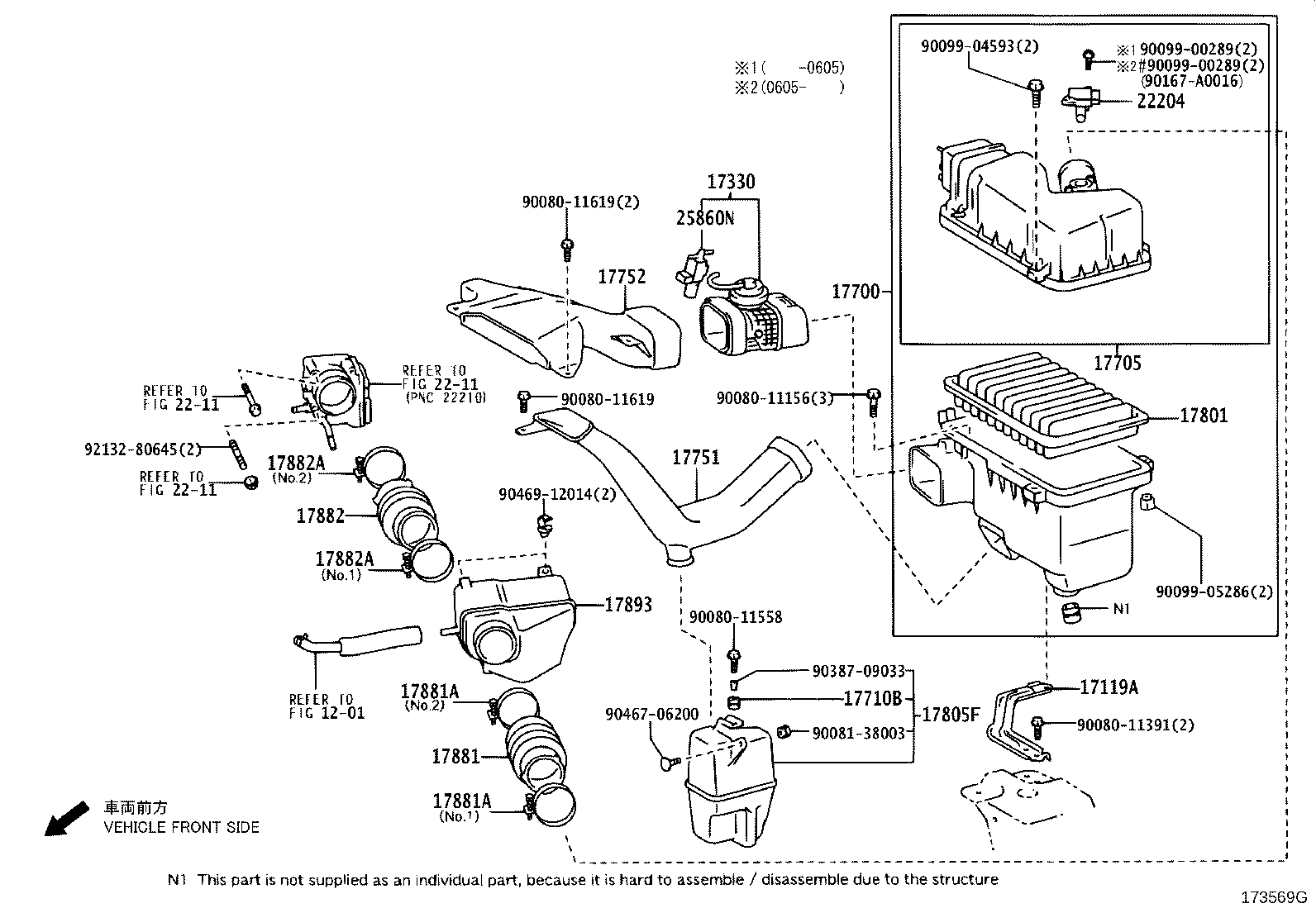 LEXUS 22204-0D030 - Senzor debit aer aaoparts.ro