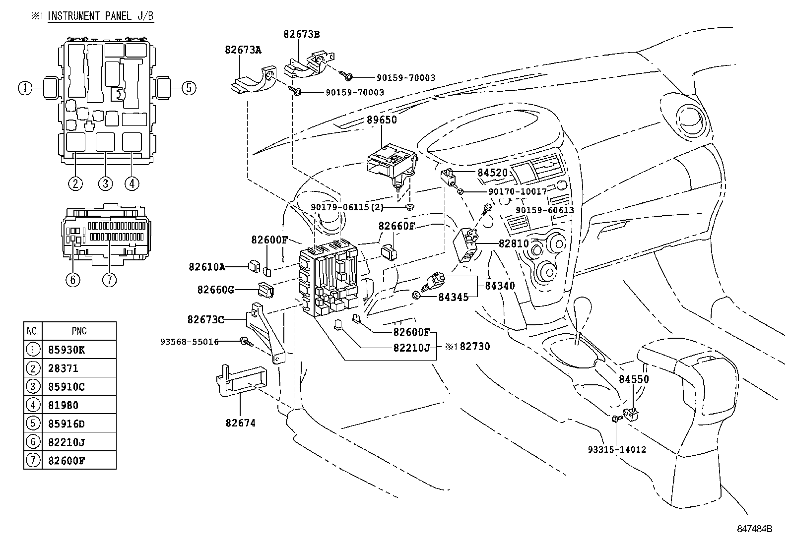 TOYOTA 84340-69025 - Comutator lumini frana aaoparts.ro