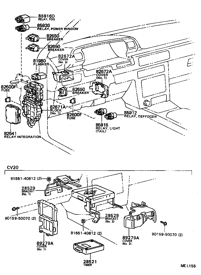 TOYOTA 8198012070 - Modul semnalizare aaoparts.ro