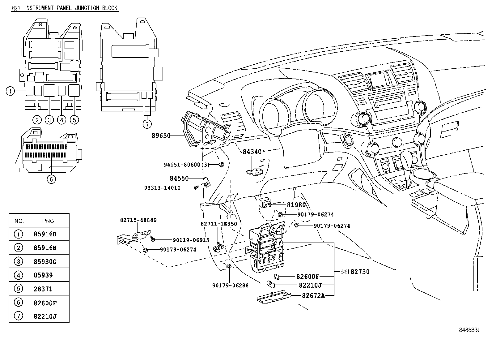 LEXUS 8434020060 - Comutator lumini frana aaoparts.ro