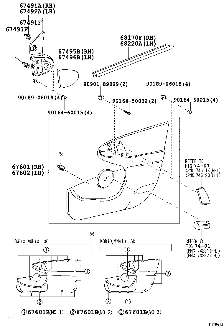 TOYOTA 90467-W0005 - Clips, acoperire decorativa si protectie aaoparts.ro