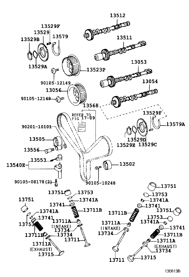 LEXUS 13540-50030 - Mecanism tensionare, curea distributie aaoparts.ro