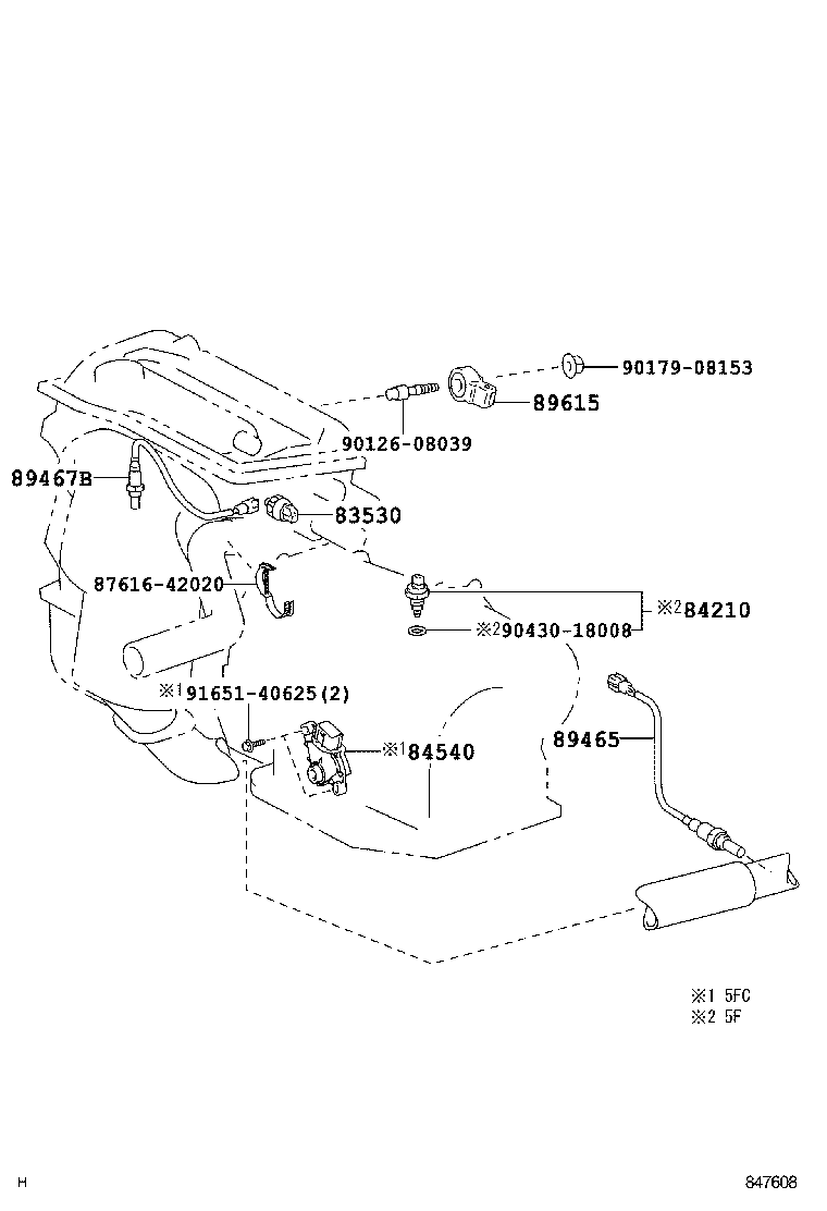 TOYOTA 89465-33440 - Sonda Lambda aaoparts.ro