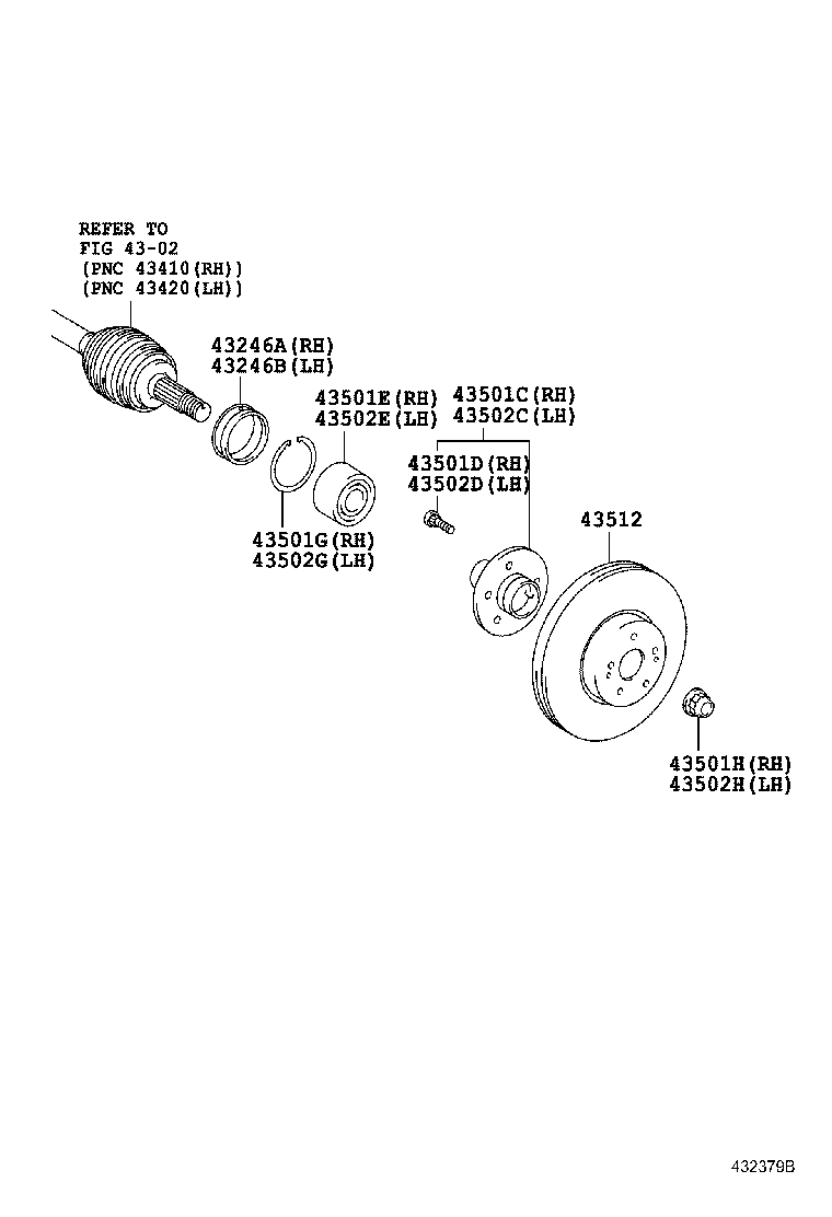 LEXUS 43512-33130 - Disc frana aaoparts.ro