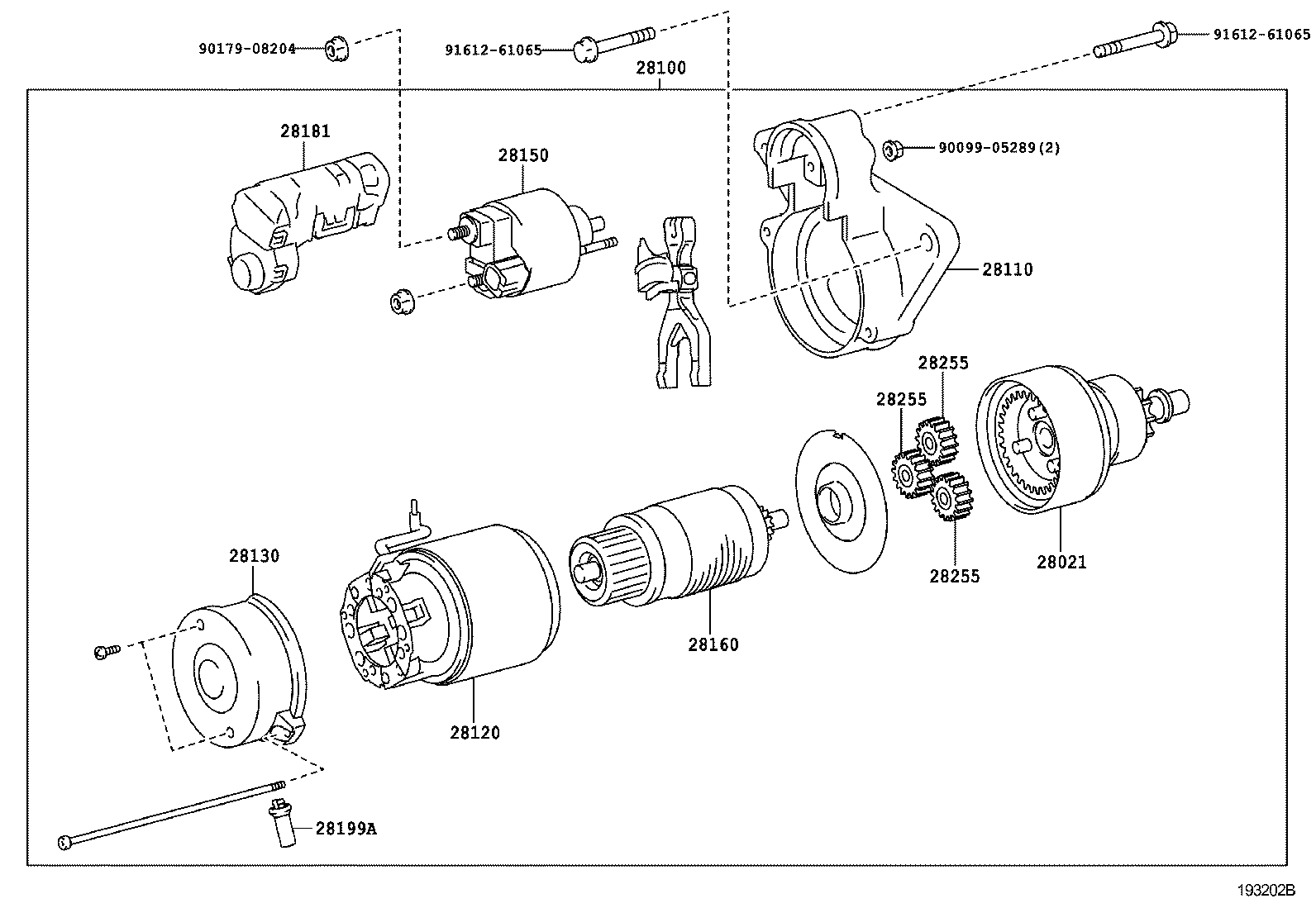 TOYOTA 28100-33120 - Starter aaoparts.ro