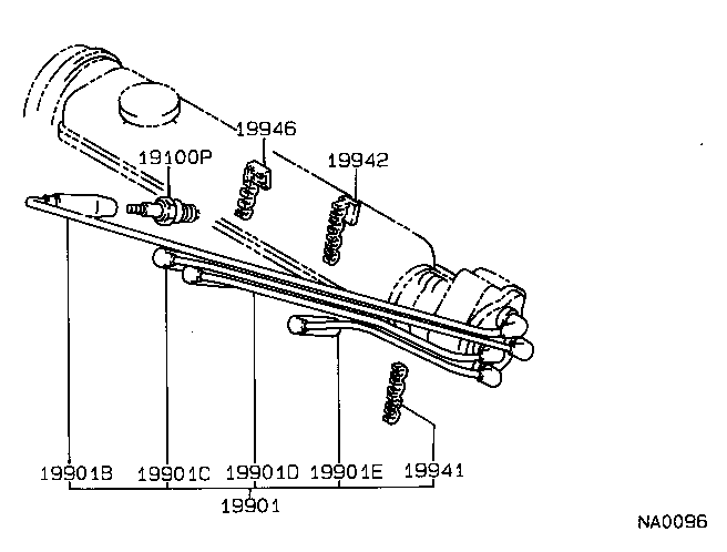 Daihatsu 90919-01064 - Bujii aaoparts.ro