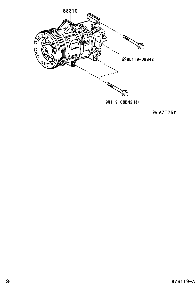 TOYOTA 88310-05080 - Compresor, climatizare aaoparts.ro