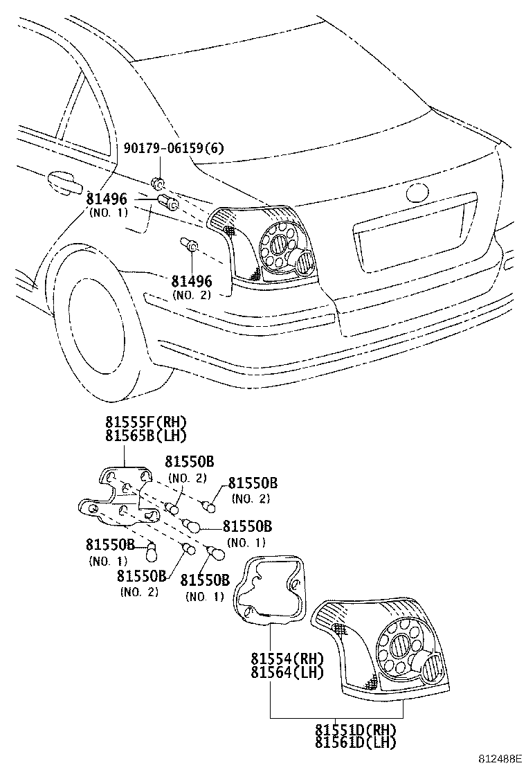 TOYOTA 90080-81035 - Bec, lumina ceata / frana aaoparts.ro