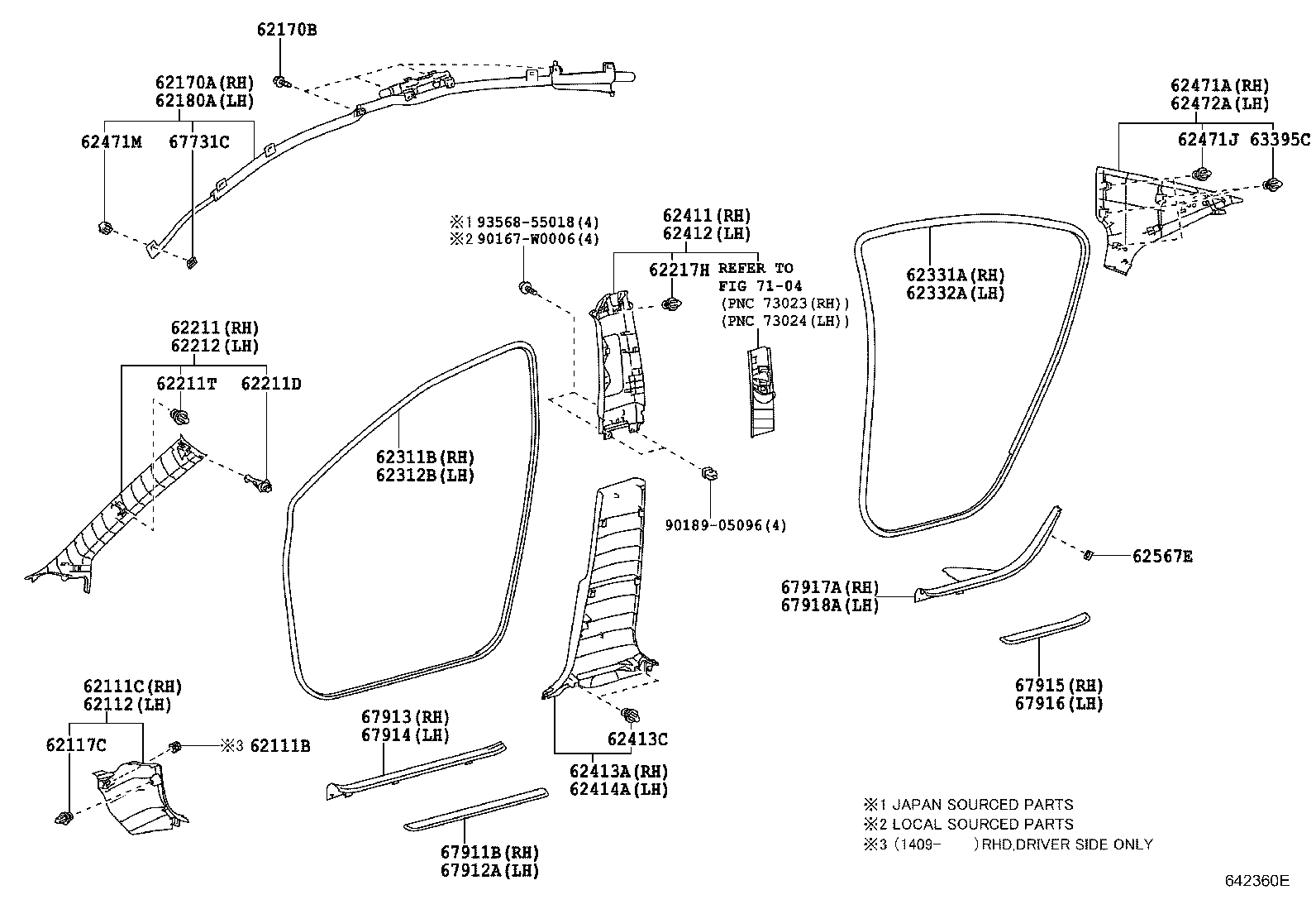 TOYOTA 90467-W0005 - Clips, acoperire decorativa si protectie aaoparts.ro
