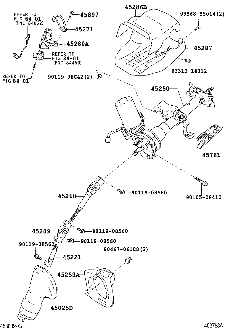 TOYOTA 45209-02011 - Articulatie, arbore de directie aaoparts.ro