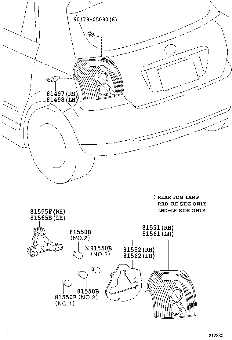 TOYOTA 90981-WC005 - Bec, lumini bord aaoparts.ro
