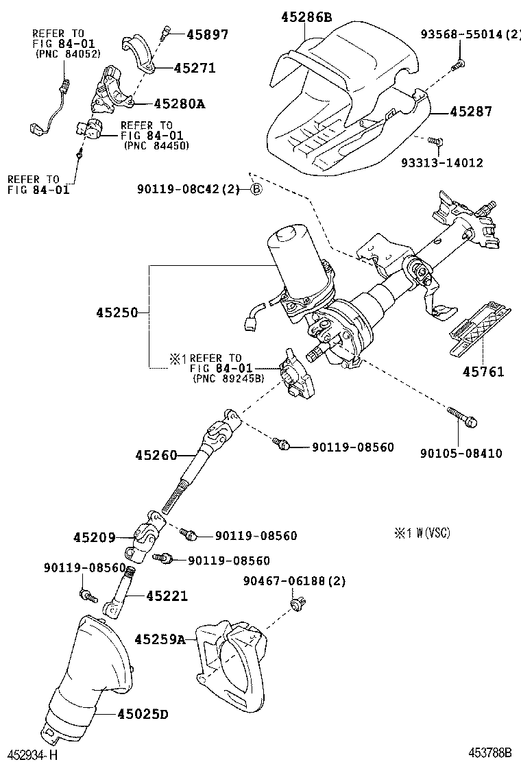 TOYOTA 45209-02011 - Articulatie, arbore de directie aaoparts.ro