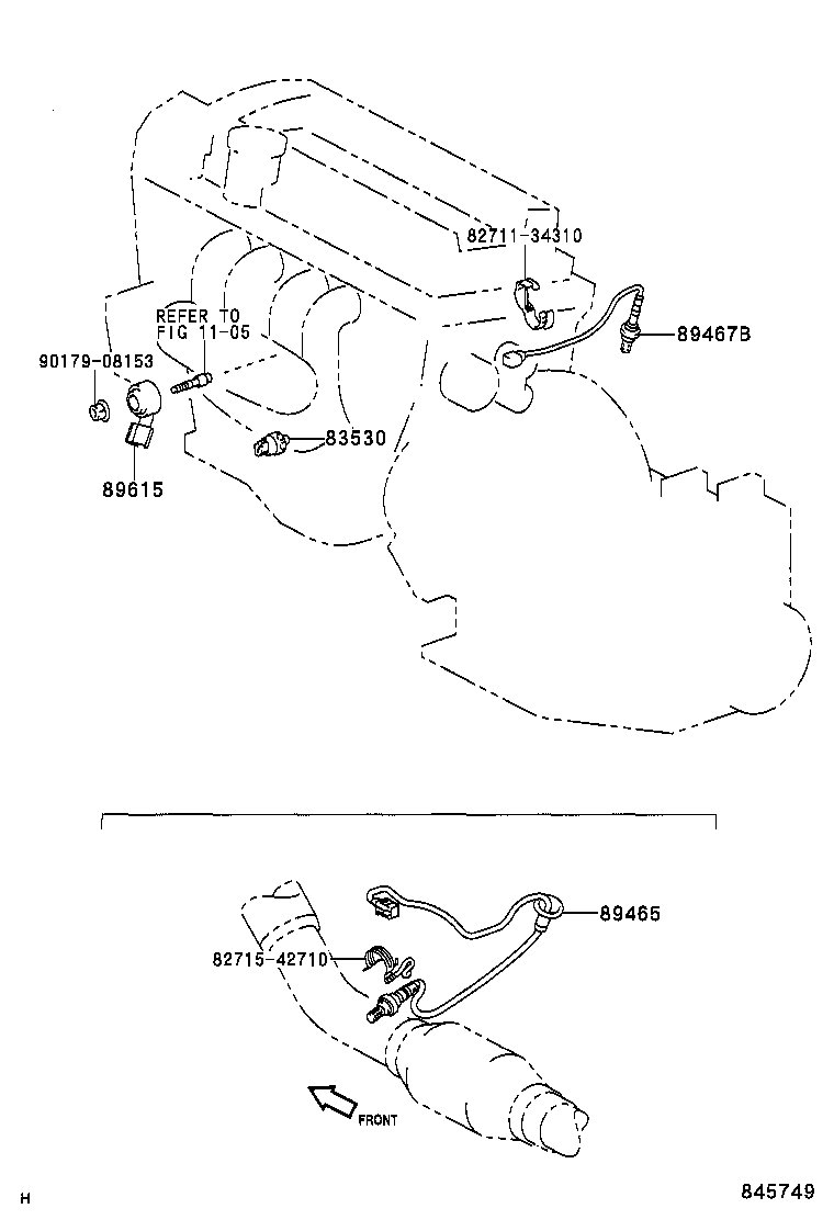 TOYOTA 89465 47070 - Sonda Lambda aaoparts.ro