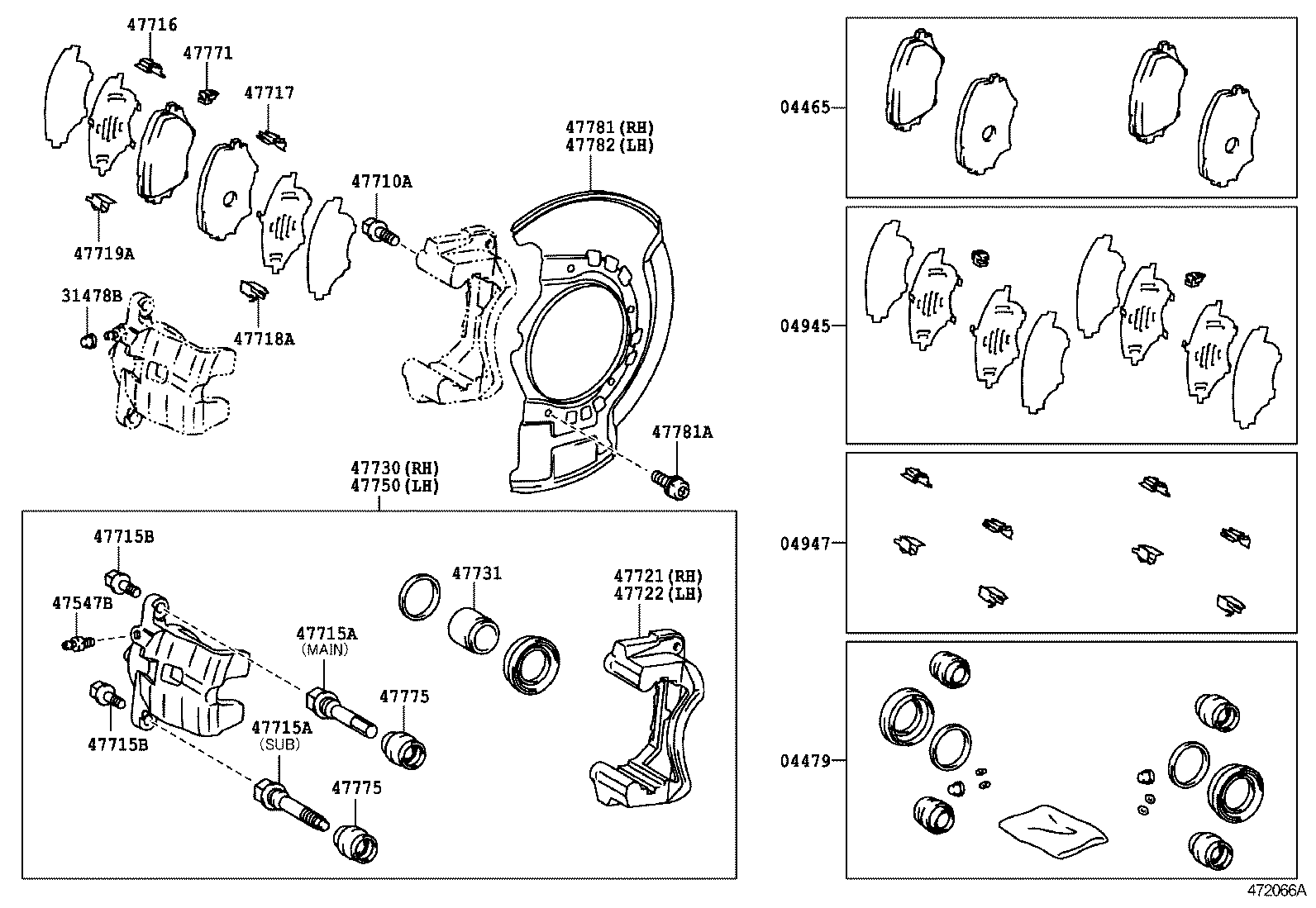 TOYOTA 47731-22090 - Piston, etrier frana aaoparts.ro