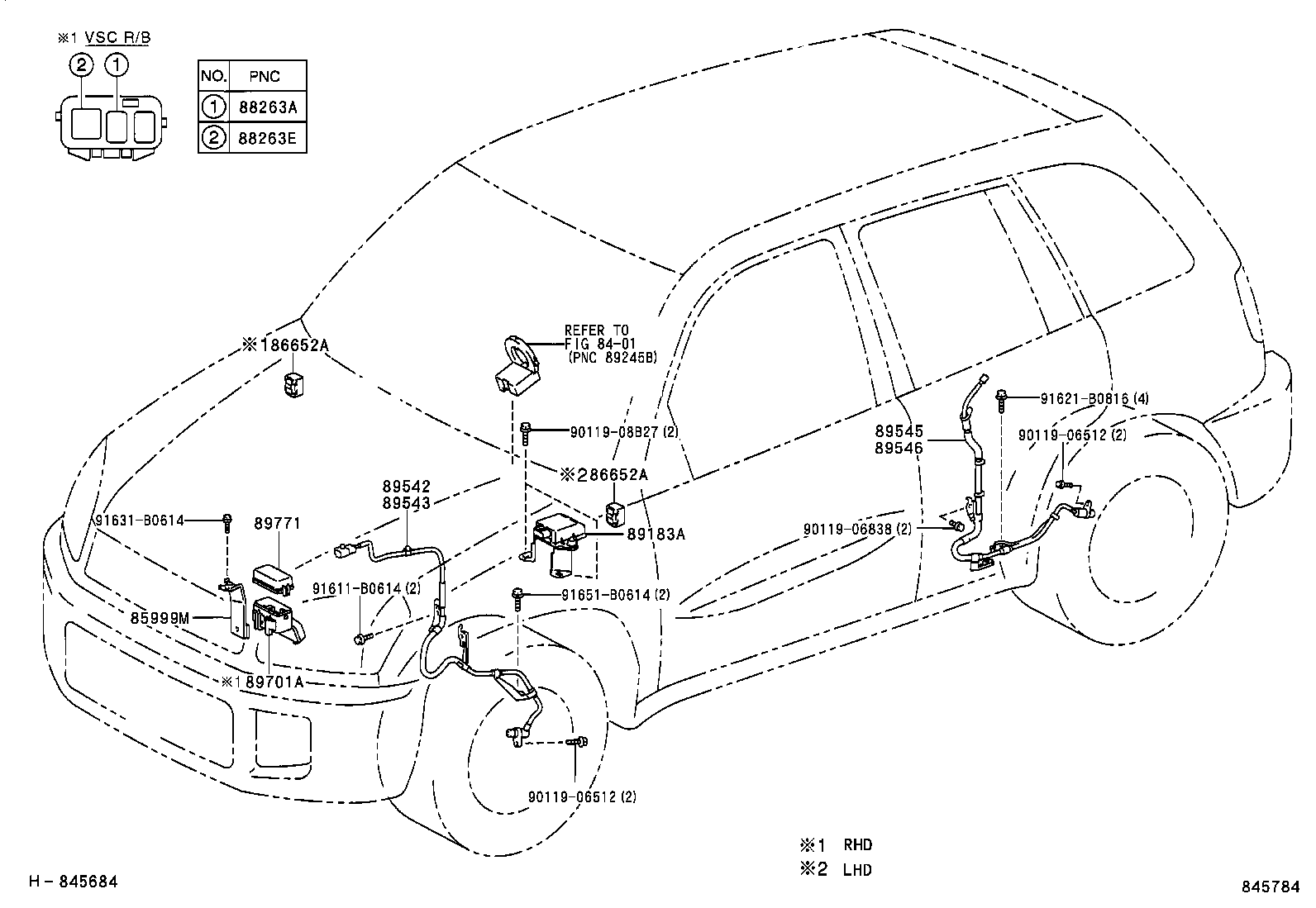 TOYOTA 89542-42040 - Senzor,turatie roata aaoparts.ro