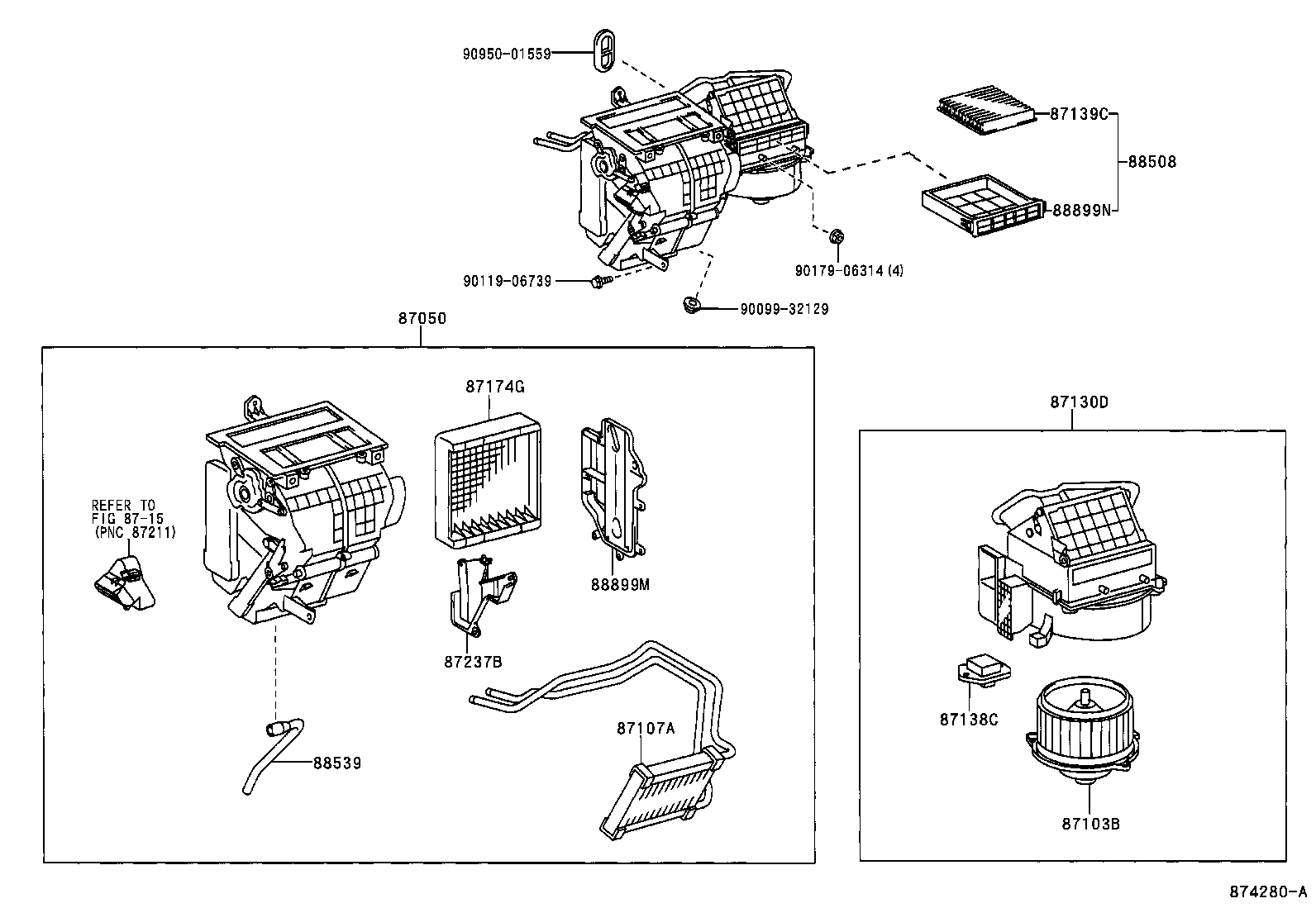 TOYOTA 88508-20210 - Filtru, aer habitaclu aaoparts.ro