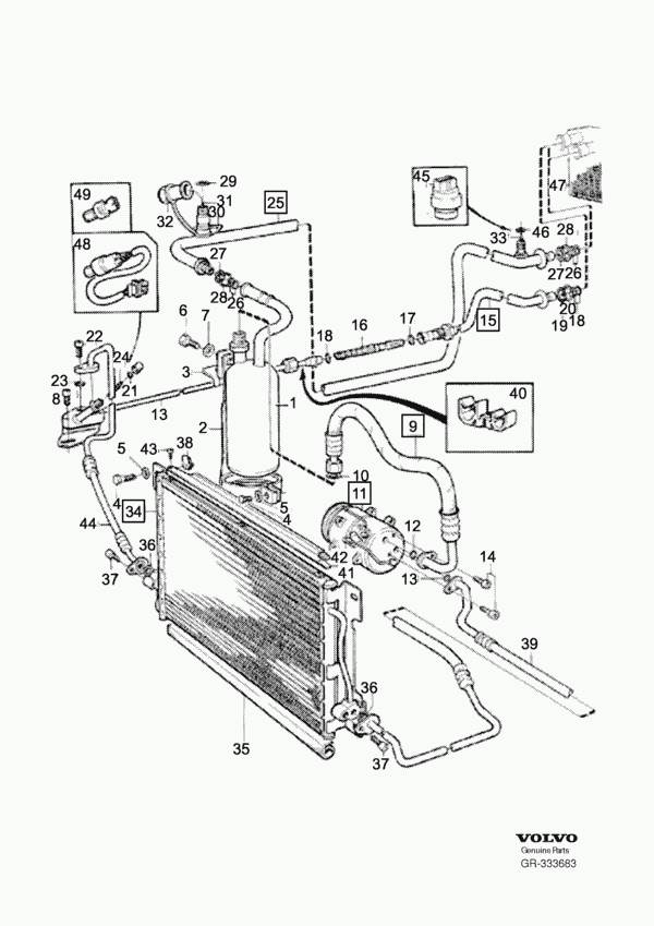 Volvo 8 601 533 - Compresor, climatizare aaoparts.ro