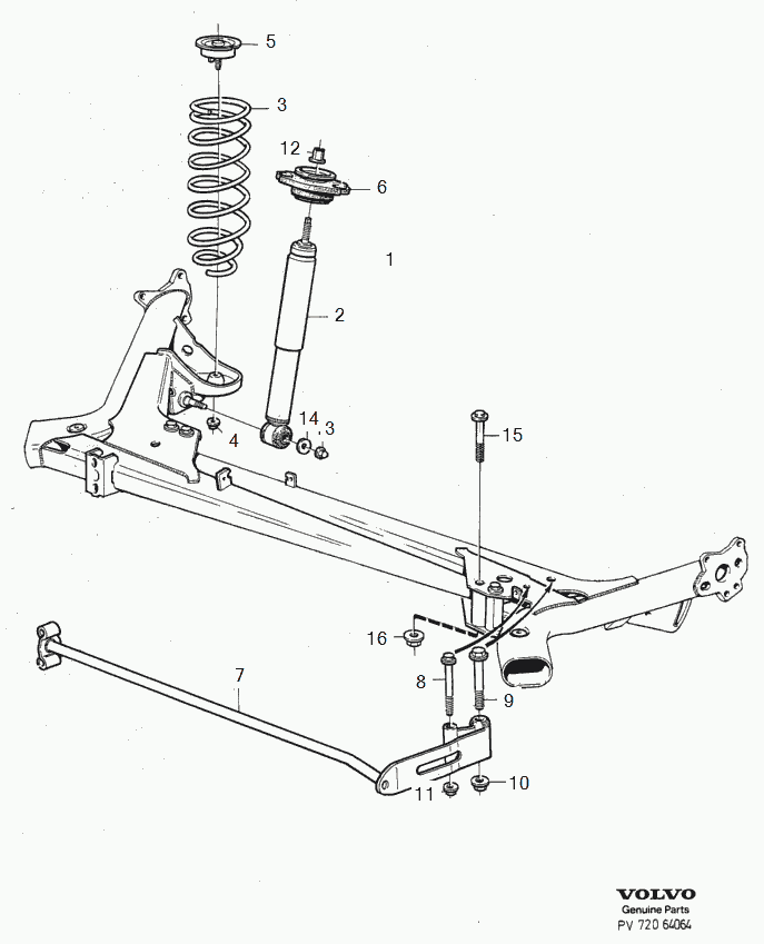 Volvo 9191462 - Cuzinet, stabilizator aaoparts.ro