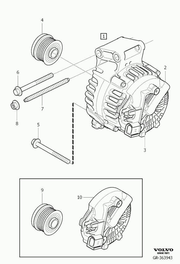 Volvo 30659440 - Regulator, alternator aaoparts.ro