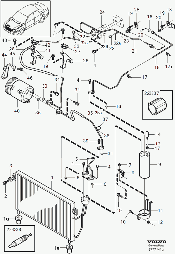 Volvo 8 601 535 - Compresor, climatizare aaoparts.ro
