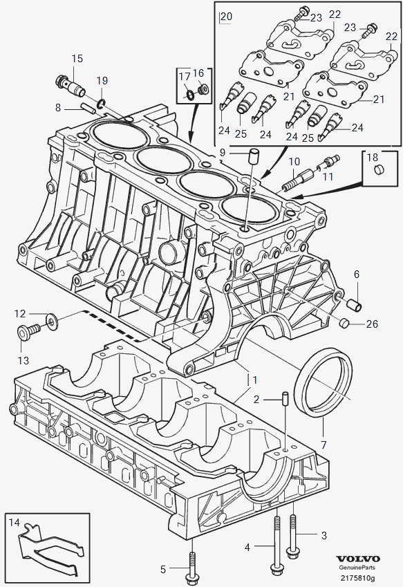 Volvo 11996 - Inel etansare, surub drena ulei aaoparts.ro