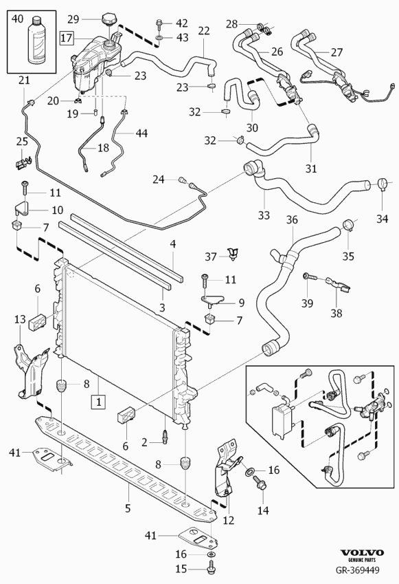 Volvo 31368361 - Radiator, racire motor aaoparts.ro