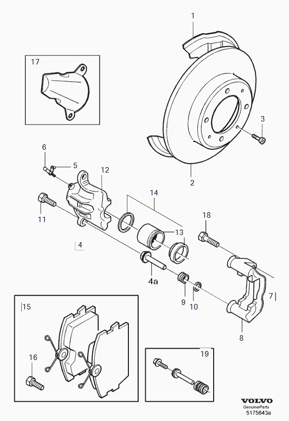 Volvo 3342530 - Set reparatie, etrier aaoparts.ro