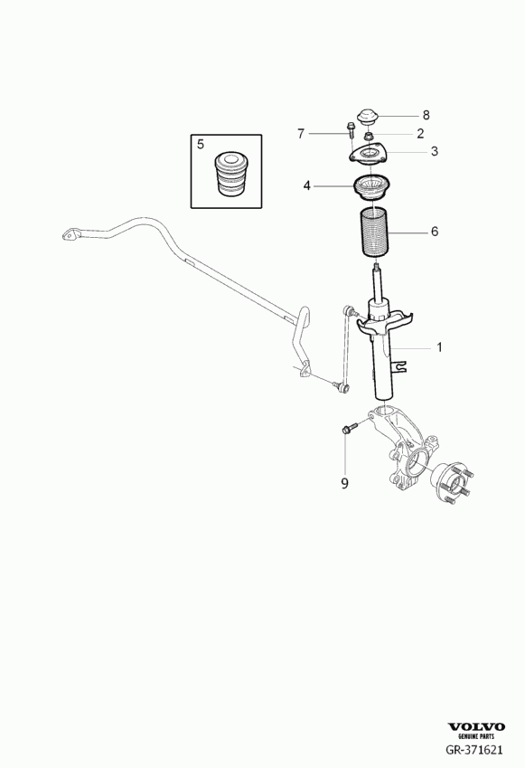 SACHS 313 665 - Amortizor aaoparts.ro