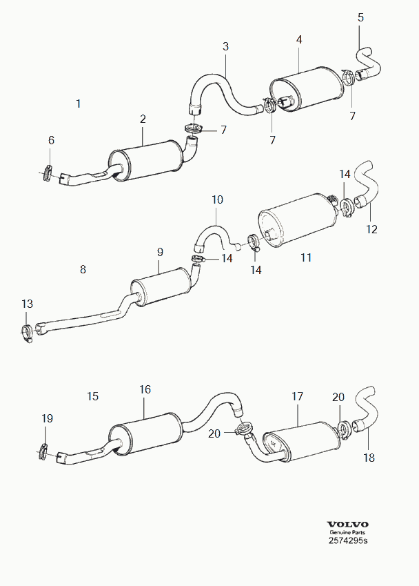 Volvo 975260 - Conector teava, sistem de esapament aaoparts.ro