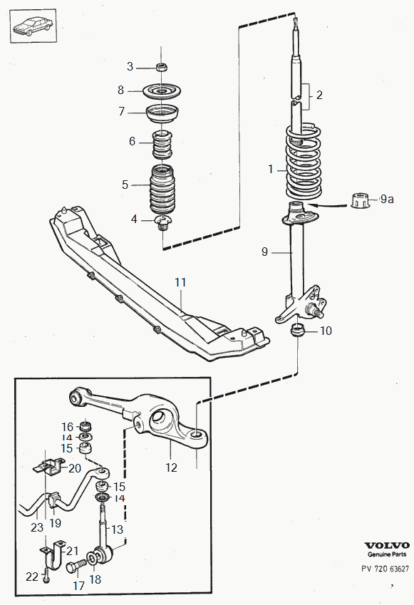 Volvo 271105 - Amortizor aaoparts.ro