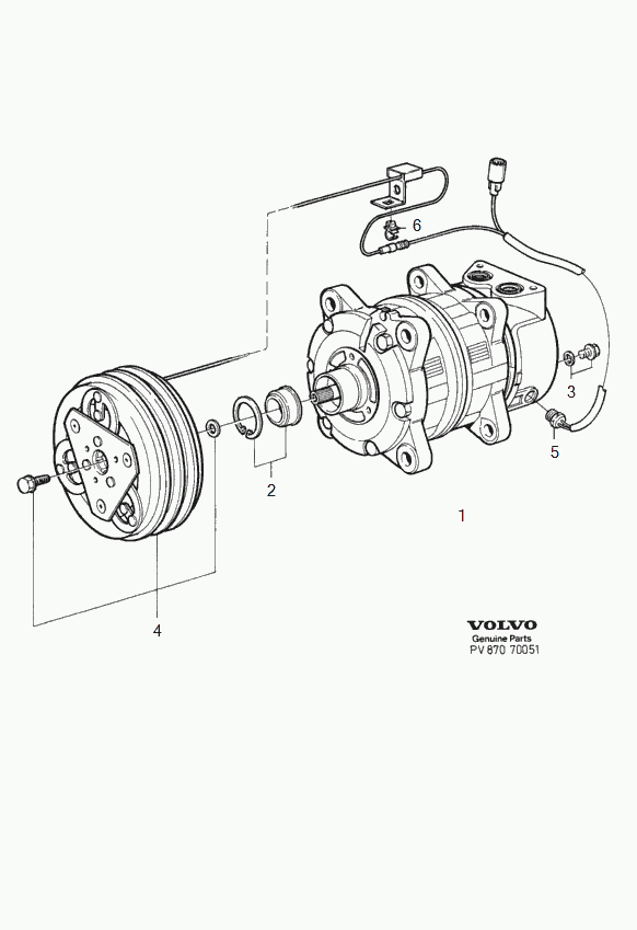 Volvo 9447841 - Compresor, climatizare aaoparts.ro
