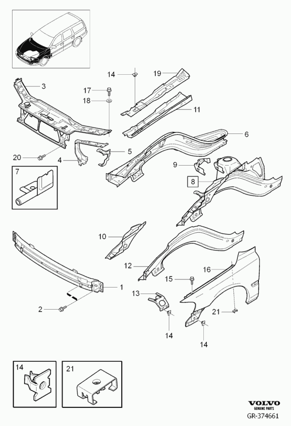 Volvo 30796492 - Aripa aaoparts.ro
