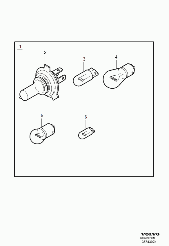 Volvo 989829 - Bec incandescent, bec lumina zi aaoparts.ro